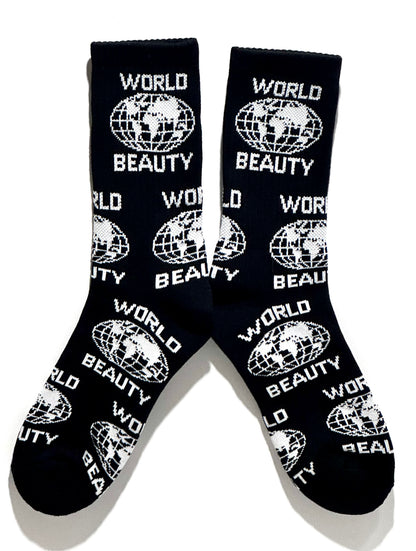 World Beauty Crew Socks