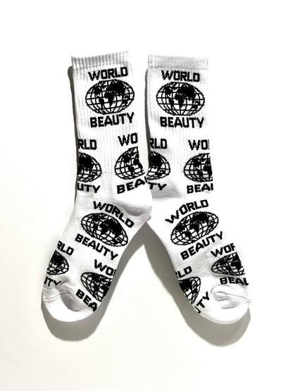 World Beauty Crew Socks